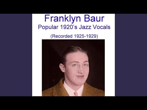 Franklyn Baur — Revenge (Recorded 1928)