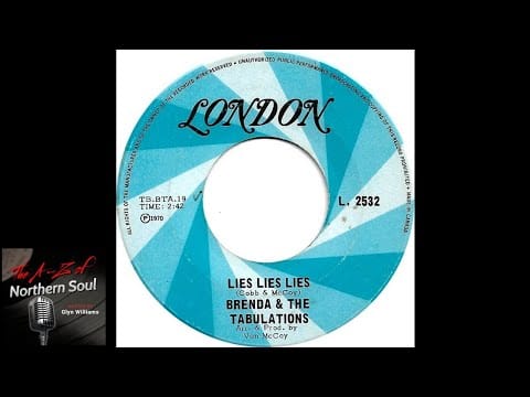 Brenda & The Tabulations — Brenda & The Tabulations - Lies Lies Lies - (1970) Northern Soul HD Quality