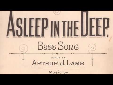 J. W. Myers — J. W. Myers- Asleep in the deep: 1901