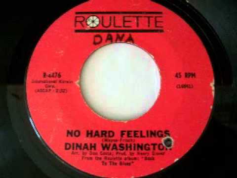Dinah Washington — Dinah Washington - No Hard Feelings (1963)