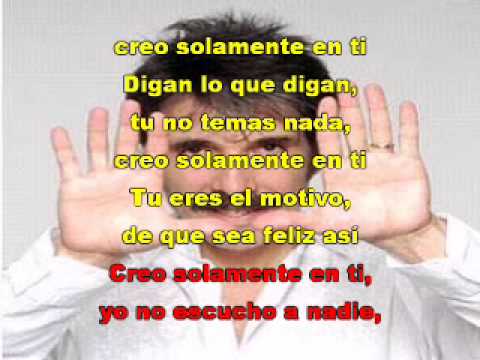 Diego Verdaguer — DIEGO VERDAGUER CREO SOLAMENTE EN TI con letra