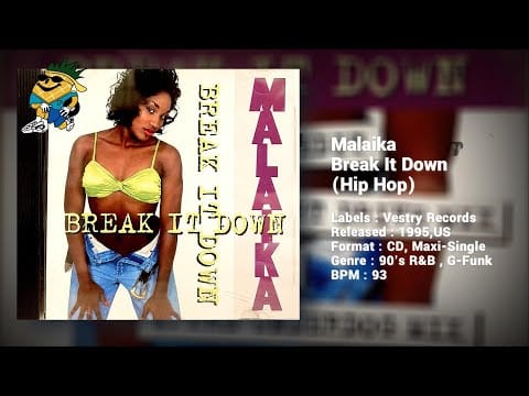 Malaika — Malaika - Break It Down (Hip Hop) 1995 CDS