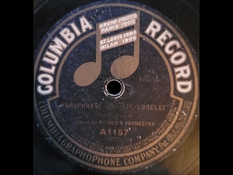 Prince's Orchestra — Prince's Orchestra - Paraphrase On "Die Lorelei"