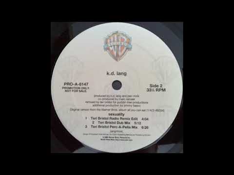 k.d. lang — k.d. lang ‎– Sexuality (Teri Bristol Dub Mix)