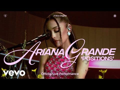 Ariana Grande — positions (Official Live Performance) | Vevo
