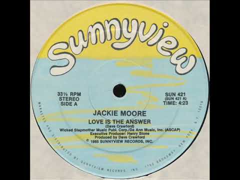 Jackie Moore — JACKIE MOORE   Love is the answer 1985