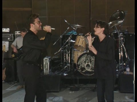 Lisa Stansfield — Queen, George Michael & Lisa Stansfield - These Are The Days Of Our Lives. 20.04.1992 (60 FPS)
