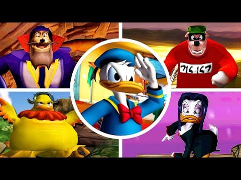 Donald Duck — Donald Duck Goin Quackers - All Bosses & Ending