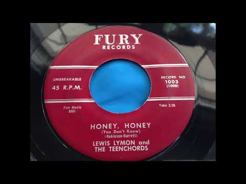 Lewis Lymon & The Teenchords — Lewis Lymon & The Teenchords - Honey Honey 45 rpm!