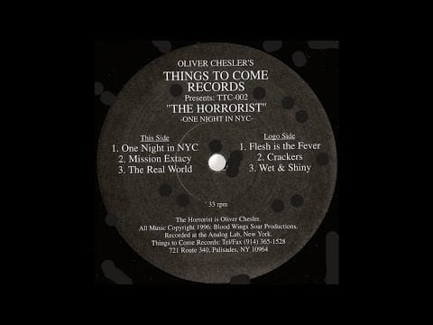 The Horrorist — The Horrorist - Crackers (Techno 1996)