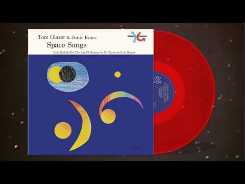 Tom Glazer — Space Songs - Tom Glazer & Dottie Evans (by Hy Zaret) - Red Vinyl!