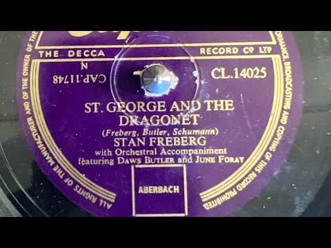 Stan Freberg — Stan Freberg St George And The Dragonet 78rpm
