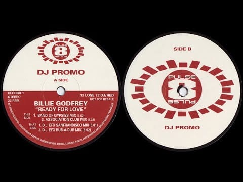 Billie Godfrey — Billie Godfrey - Ready For Love (DJ EFX Rub-A-Dub) 1994 Promo Only Mix