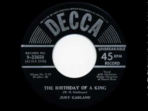 Judy Garland — Judy Garland "The Birthday of a King" and "The Star of the East" 1950