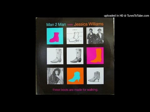 Man 2 Man — Man 2 Man Meets Jessica Williams - These Boots Are Made For Walking (12'' Instrumental Dub 1987)