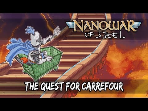 Nanowar Of Steel — Nanowar Of Steel - The Quest For Carrefour (Lyrics Video)