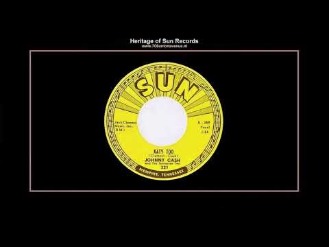 Johnny Cash & The Tennessee Two — (1959) Sun 321-A ''Katy Too'' Johnny Cash & The Tennessee Two