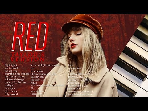 Minnz Piano — taylor swift red (complete) | 3 hours of calm piano ♪