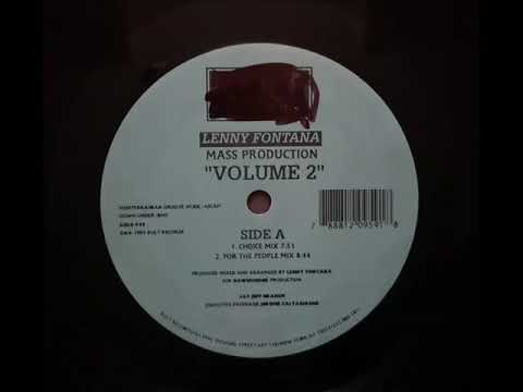 Lenny Fontana — Lenny Fontana - Mass Production (For The People Mix)