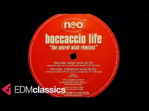 Boccaccio Life — Boccaccio Life - The Secret Wish (Lange Remix) (1999)