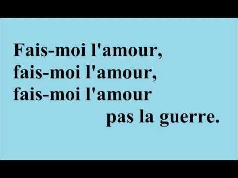 Francis Lalanne — Fais moi l'Amour pas la Guerre   Francis Lalanne