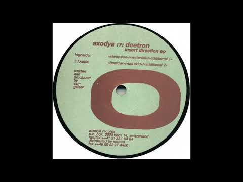 Deetron — Deetron - Waterfall (Insert Direction EP - Axodya/1998)
