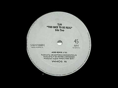T99 — T99 - Too Nice To Be Real (Acid Remix) [WHOS 16]