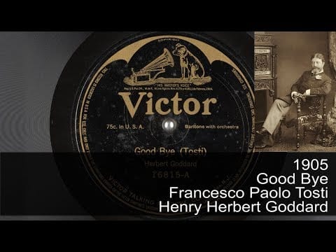 Harry Macdonough — Good Bye