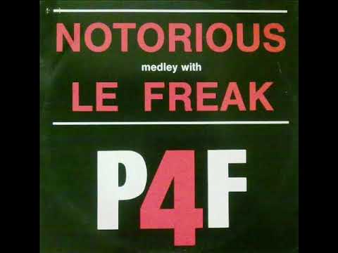 P4F — P4F   Notorious medley with Le freak 1987