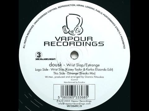 Dousk — Dousk ‎– Wrist Slap (Kasey Taylor & Karlos Elizondo Edit)