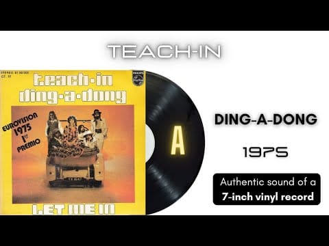 Teach-In — Teach-In - Ding-A-Dong [7'' vinyl]