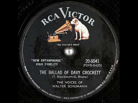 The Voices Of Walter Schumann — The Ballad of Davy Crockett ~ The Voices of Walter Schumann (1955)