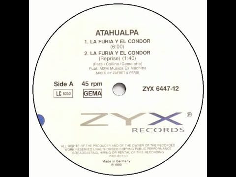 Atahualpa — Atahualpa – La Furia Y El Condor 1990