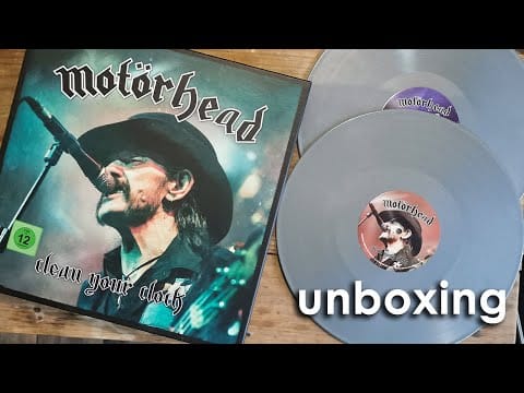 Motörhead — Clean Your Clock - Motorhead Boxset Unboxing Español