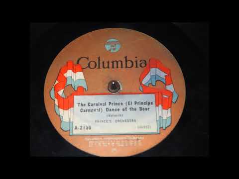 Prince's Orchestra — Prince's Orchestra - The Carnival Prince - 1923 - 78 RPM - Side A