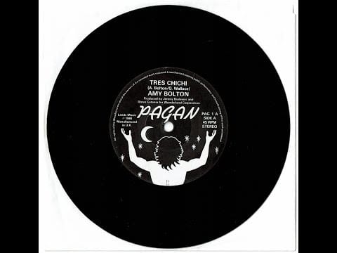 Amy Bolton — AMy boLToN - '"TReS Chi-Chi" - "Make ME RuN'" - 1980 UK PaGaN LabeL 7" 45 - Debbie HaRRy - BeNaTaR!