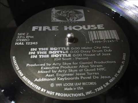 Fire House — FIRE HOUSE- IN THE BOTTLE  [HOUSE OF JAZZ]