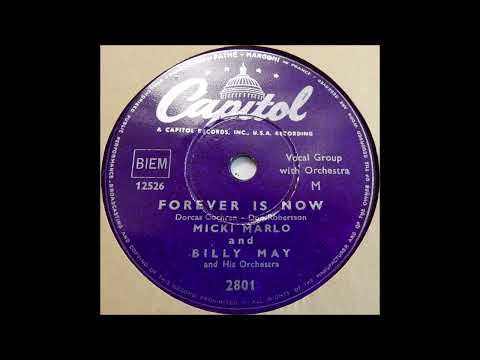 Billy May And His Orchestra — Micki Marlo and Billy May and his orchestra - Forever is now (1954)