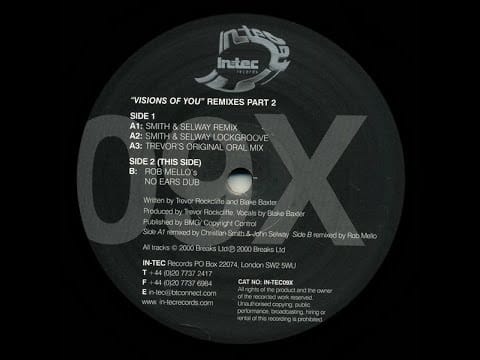 Blake Baxter — Trevor Rockliffe & Blake Baxter - Visions Of You ( Smith & Selway Remix )