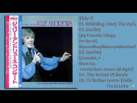 Julie Andrews — An Evening With Julie Andrews (LP, 1978) - Side B