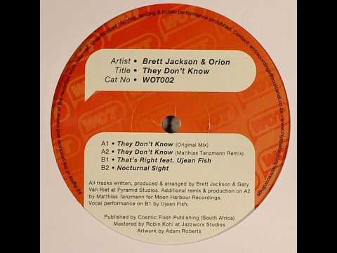 Brett Jackson — Brett Jackson & Orion - That's Right(Feat Ujean Fish)