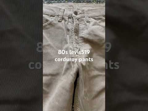 Corduroy (3) — 80s levis519 corduroy pants #80s #levis #levis519 #42talon #usedclothing #oldclothes #古着
