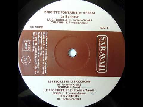 Areski - Brigitte Fontaine — Areski & Brigitte Fontaine "Le bonheur" (Side A) 1975 Saravah