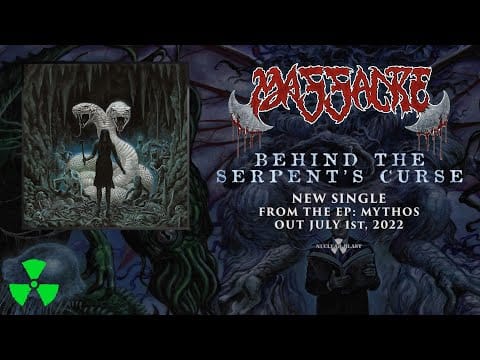 Massacre — MASSACRE - Behind The Serpent's Curse Feat. Anders Odden of Cadaver (OFFICIAL VISUALIZER)