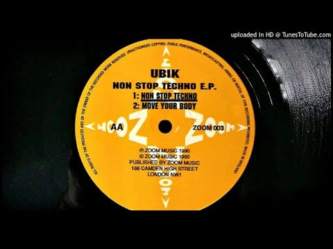 Ubik — UBIK - NON STOP TECHNO (1990)
