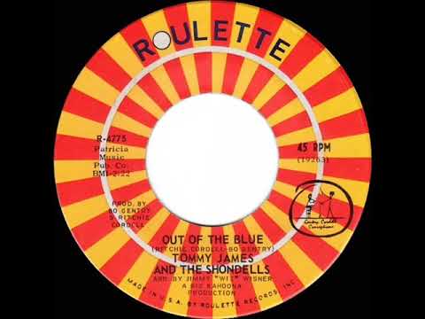 Tommy James & The Shondells — 1967 HITS ARCHIVE: Out Of The Blue - Tommy James & The Shondells (mono 45)