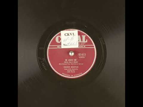 Eileen Barton — Eileen Barton He Asked Me Seven Days A Week 1955