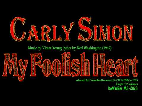 Carly Simon — Carly Simon-My Foolish Heart