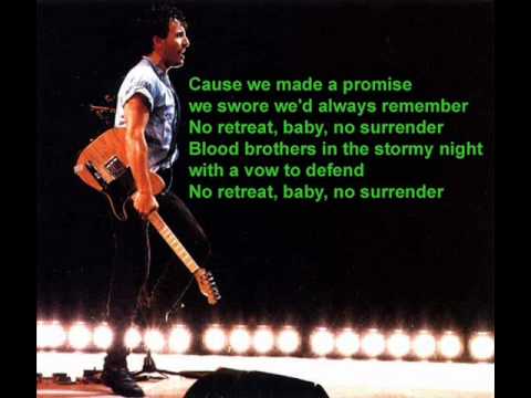 Bruce Springsteen & The E-Street Band — Bruce Springsteen & The E Street Band Live 1975 85 NO SURRENDER.wmv