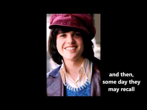 Donny Osmond — Too Young  DONNY OSMOND (with lyrics)